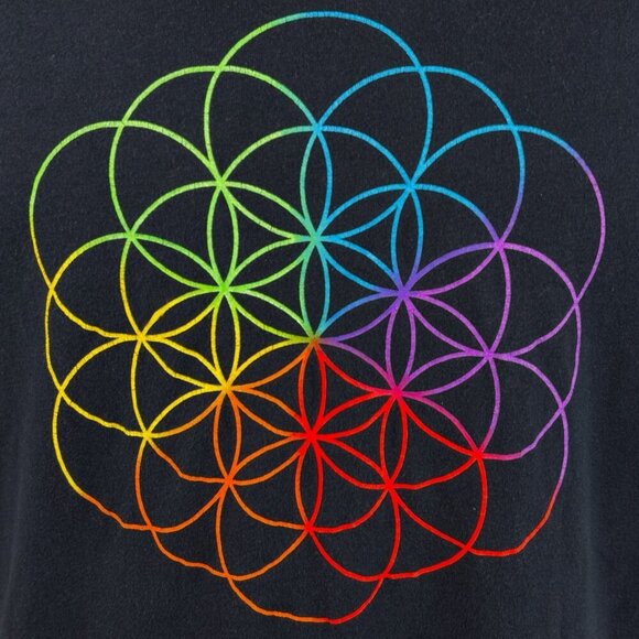 Coldplay Head Full Of Dreams 2016 World Tour T Navy Men’s S Unisex Women’s L - Picture 7 of 11